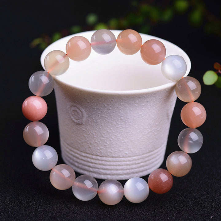 Natural Moonstone Wealth Positive Bracelet