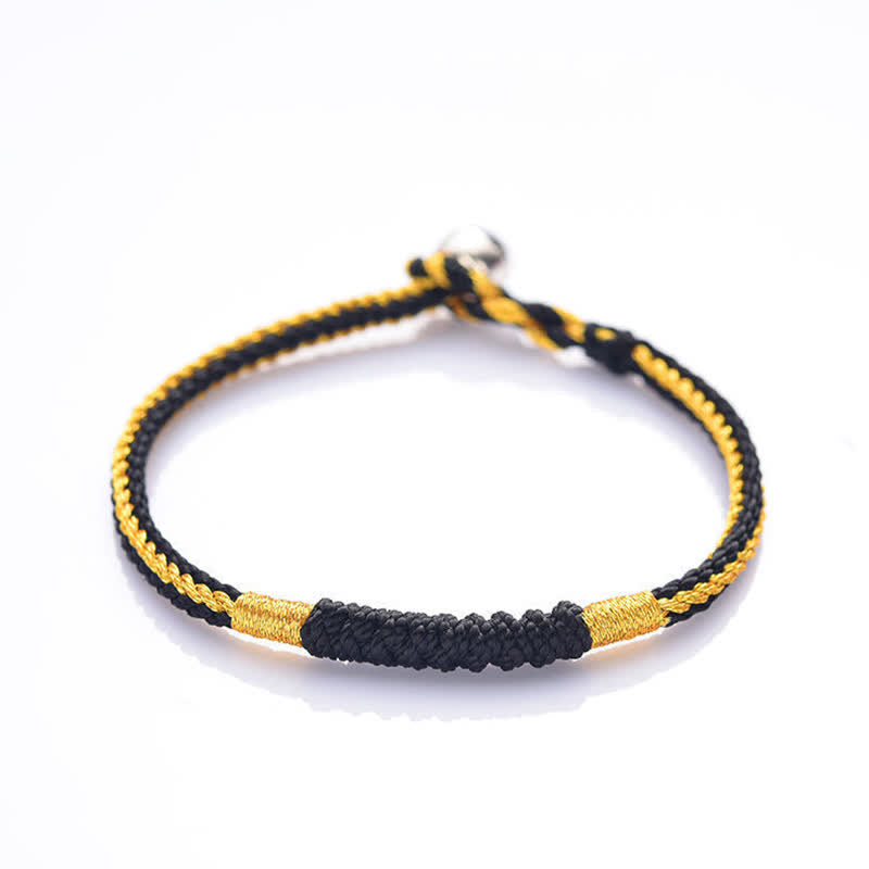 Buddha Stones Tibetan Handmade Braid Luck String Protection Bracelet