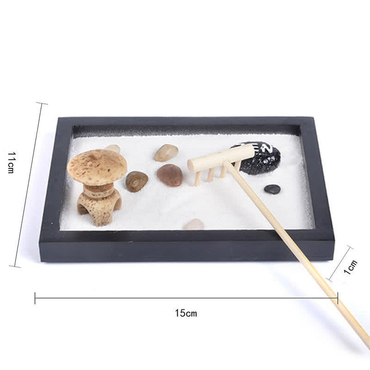 Mountain Rocks Meditation Enlightenment Zen Garden Decoration