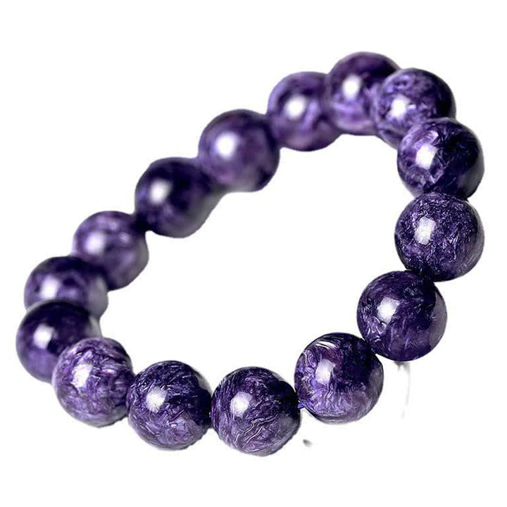 Buddha Stones Natural Amethyst Crystal Meditation Balance Bracelet