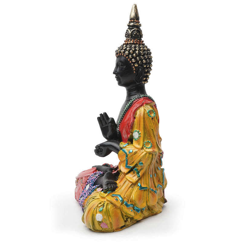 Thai Buddha Serenity Resin Statue Decoration