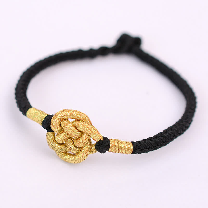 Handmade Simple Design Chinese Knotting Luck Strength Braid String Bracelet