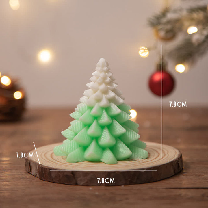 Christmas Tree Scented Soy Wax Candle Gift For Family Friends