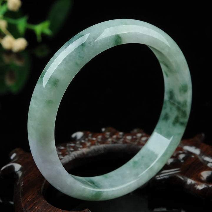 Jade Luck Blessing Prosperity Bracelet Bangle