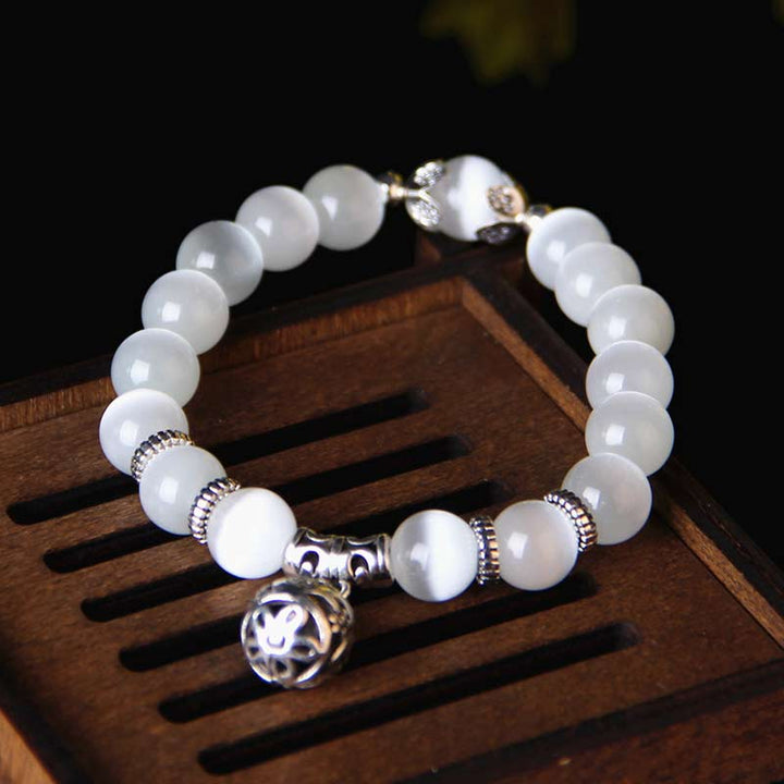 Buddha Stones Tibetan Cat Eye Lucky Bracelet