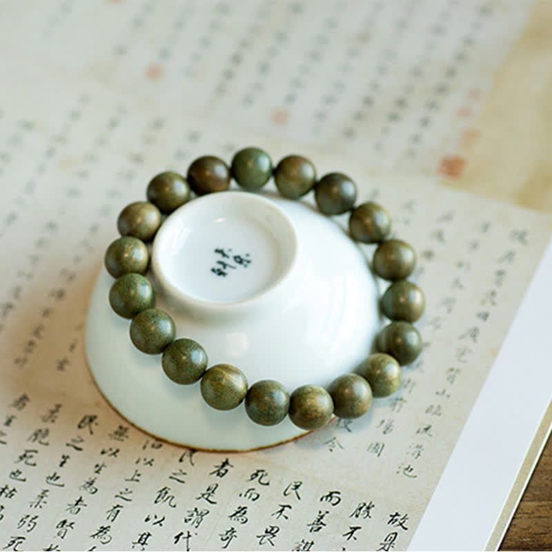 Tibetan Green Sandalwood Soothing Cure Bracelet