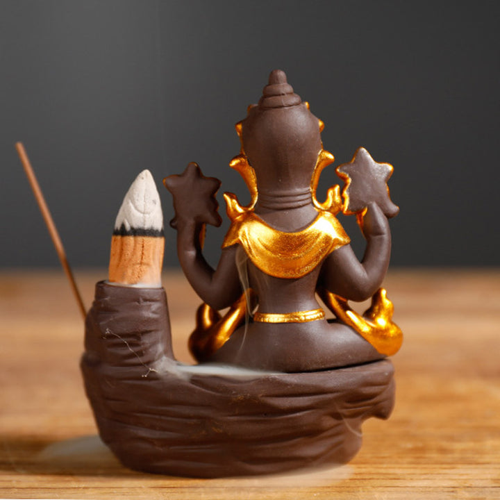 Buddha Stones Tibetan Buddha Healing Incense Burner Decoration