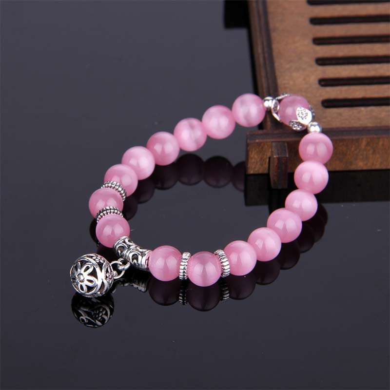 Buddha Stones Tibetan Cat Eye Lucky Bracelet