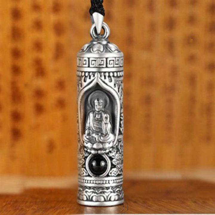 Chinese Zodiac Natal Buddha Projection Prosperity Necklace Pendant