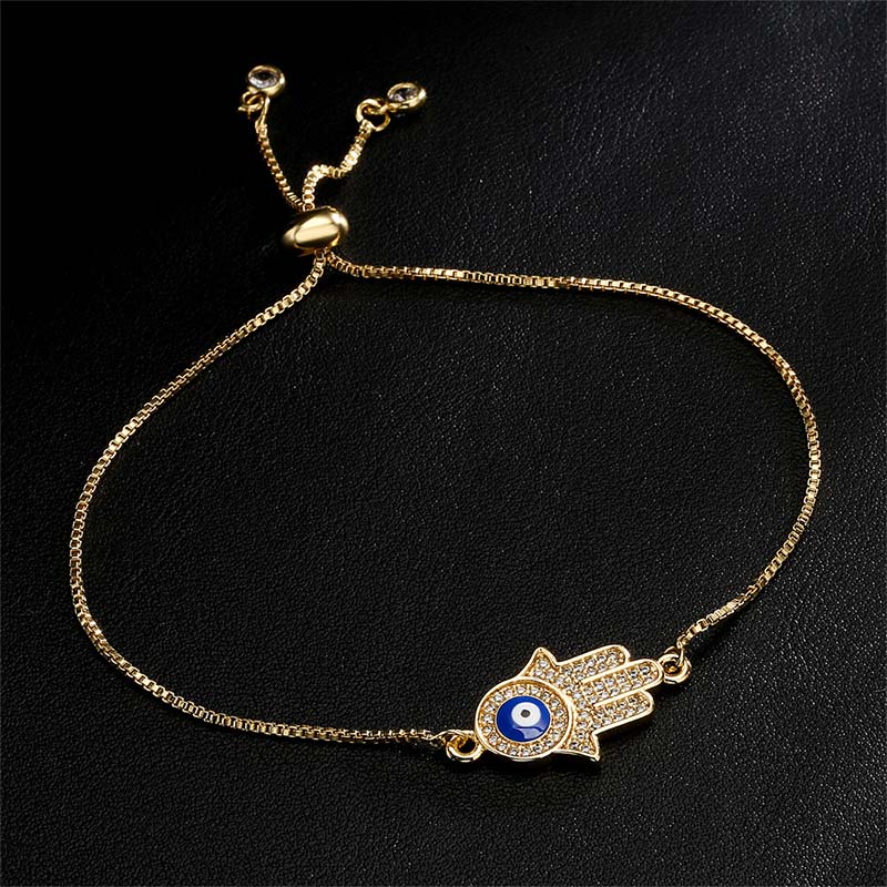 Buddha Stones Evil Eye Protection Courage Bracelet