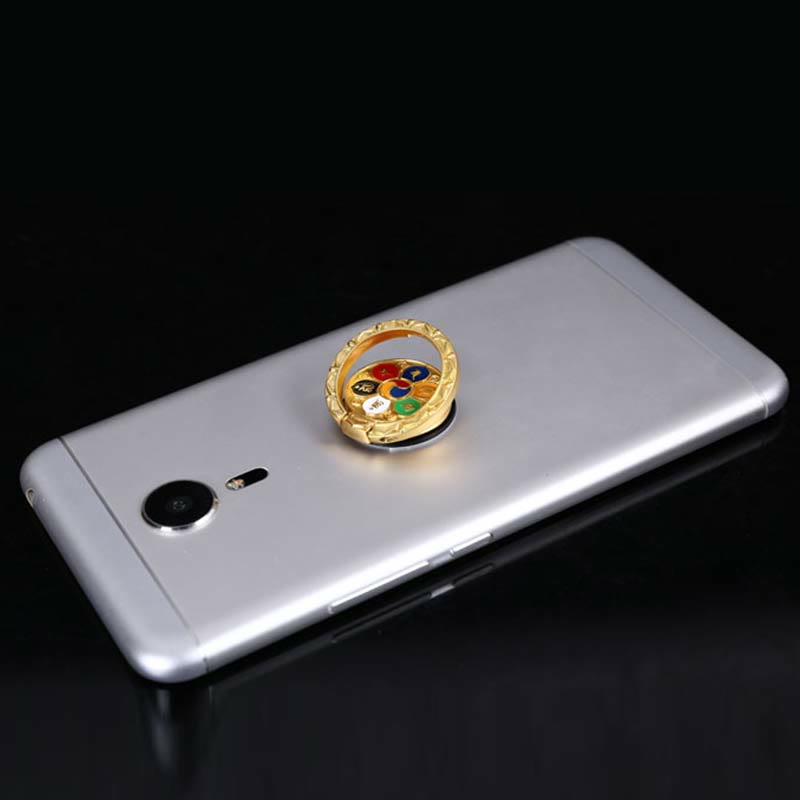 Tibetan Om Mani Padme Hum Peace Phone Ring Bracket Universal Phone Holder Decorations