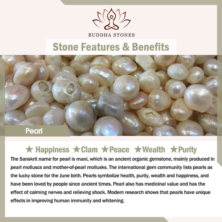 Pearl Crystal Stone Purity Necklace Pendant