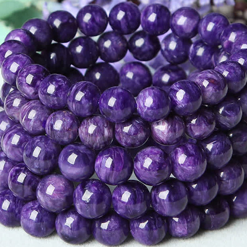 Buddha Stones Natural Amethyst Crystal Meditation Balance Bracelet