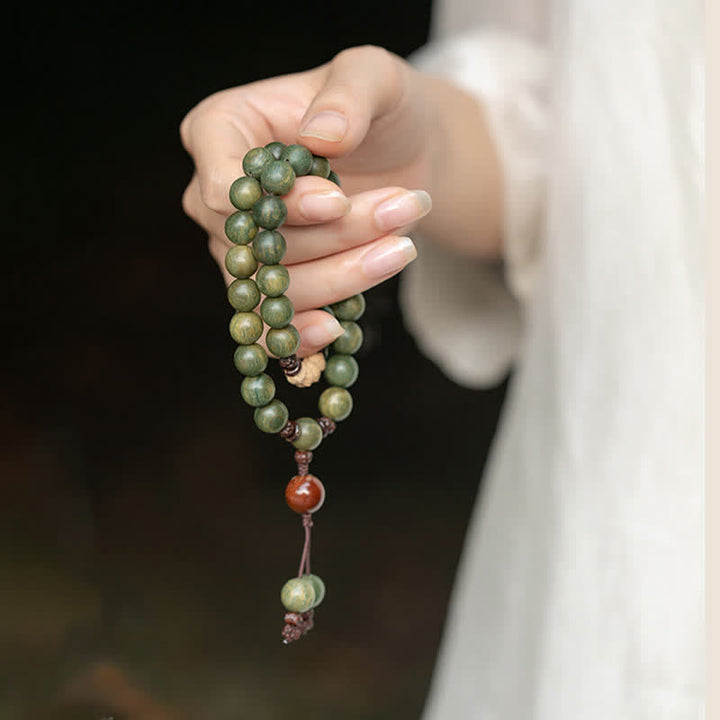 Green Sandalwood Positive Peace Bracelet