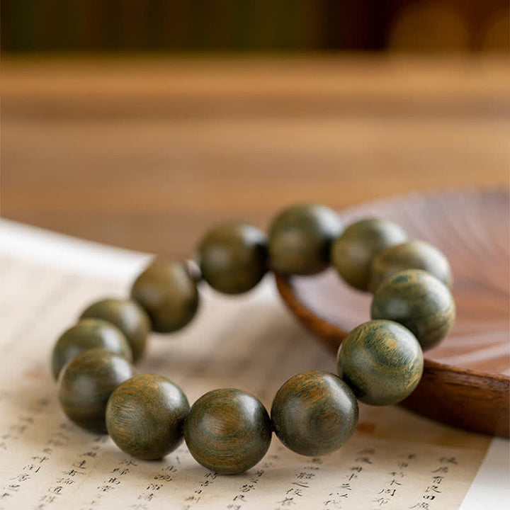 Tibetan Green Sandalwood Soothing Cure Bracelet