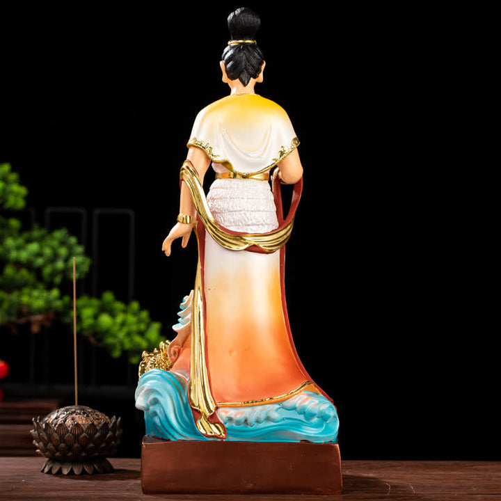 Bodhisattva Nuwa Protection Resin Statue Home Decoration