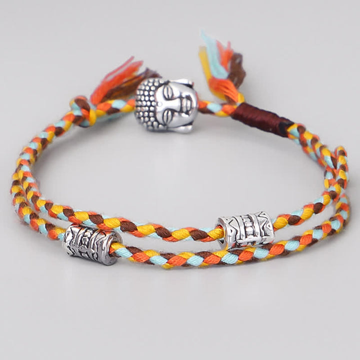 Buddha Stones  Head Serenity String Bracelet