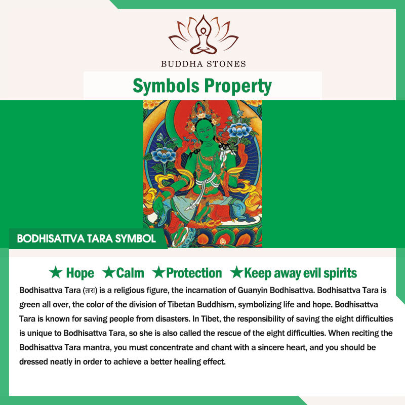 Bodhisattva Green Tara Calm Hope Copper Statue Decoration