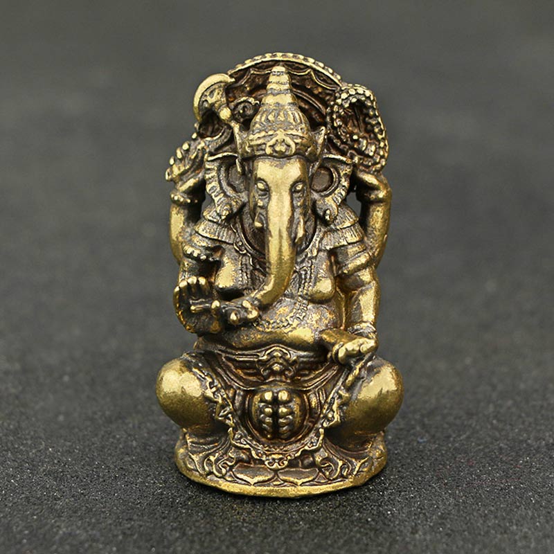 Ganesh Ganpati Elephant Statue Wealth Home Decor