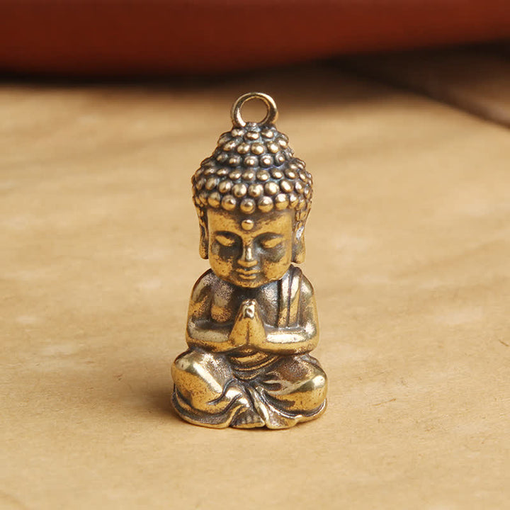 Buddha Compassion Copper Keychain Pendant Decoration