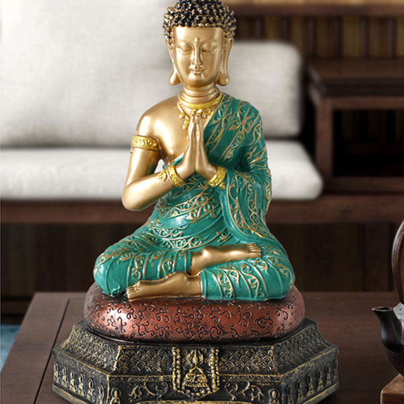 Buddha Stones Buddha Compassion Resin Statue Decoration