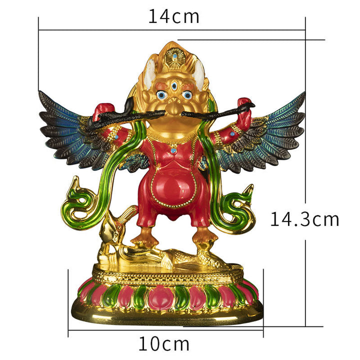 Tibet Garuda Bird Alloy Keep Evil Spirits Away Home Decoration