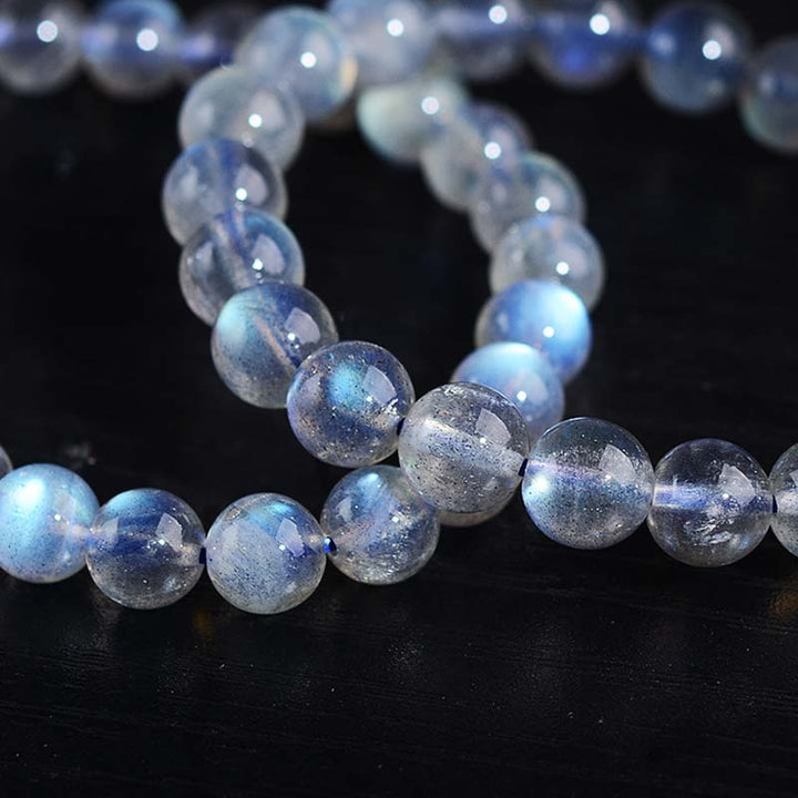 Buddha Stones Natural Moonstone Healing Beads Bracelet