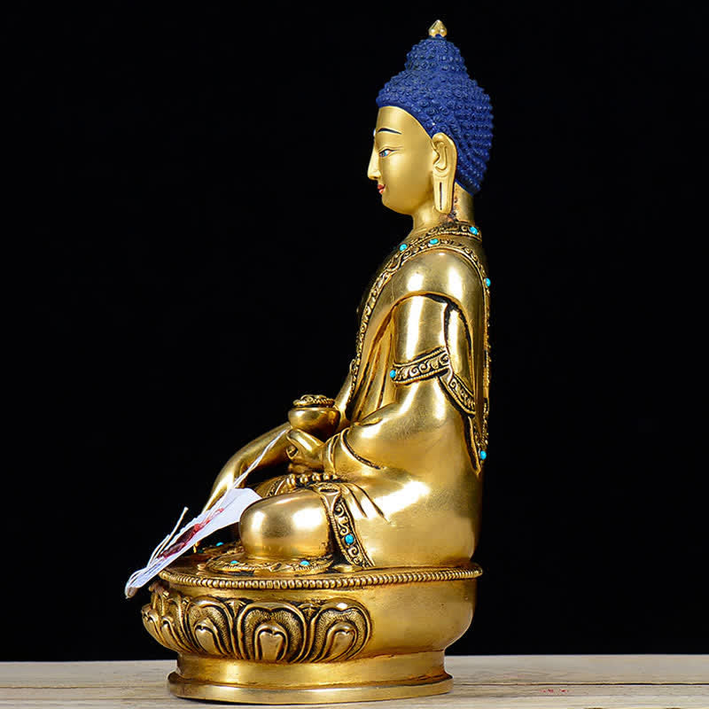 Buddha Shakyamuni Compassion Copper Statue Decoration