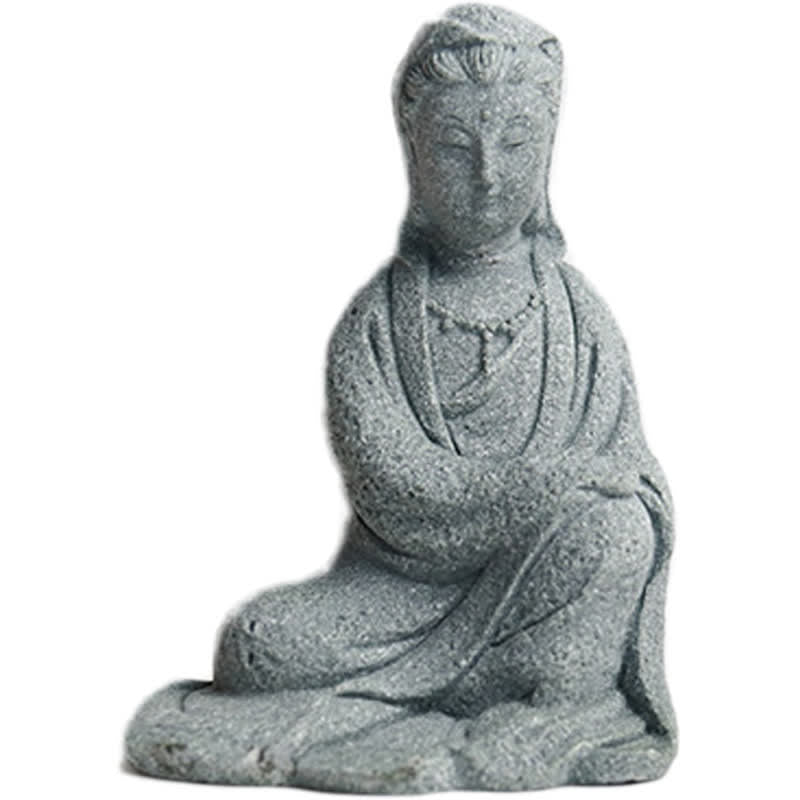 Buddha Stones Avalokitesvara Statue Blessing Home Decoration