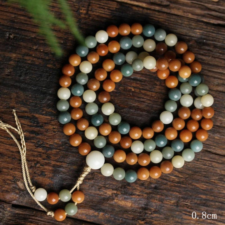 Buddha Stones Bodhi Seed Mala Harmony Wisdom Bracelet