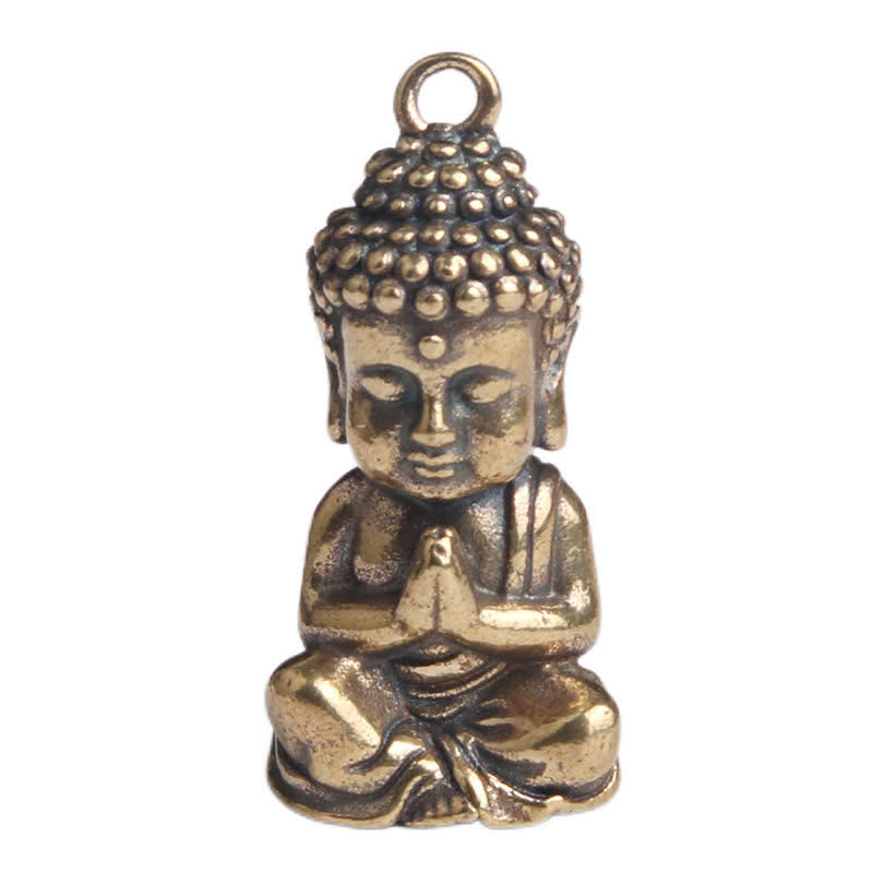 Buddha Compassion Copper Keychain Pendant Decoration