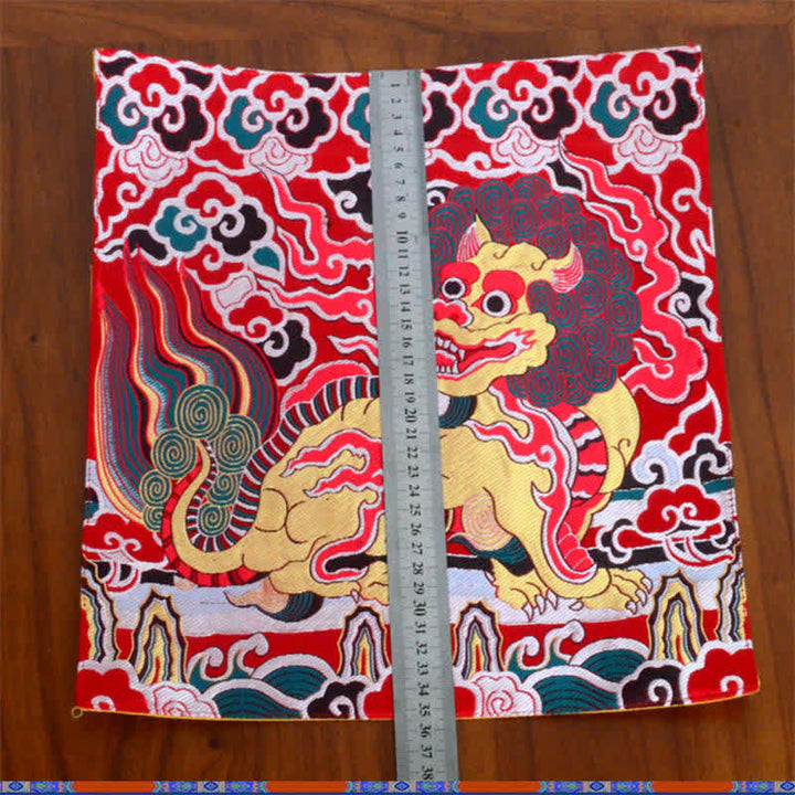 Fengshui Kirin Prayer Altar Mat Healing Meditation Auspicious Symbol Mat