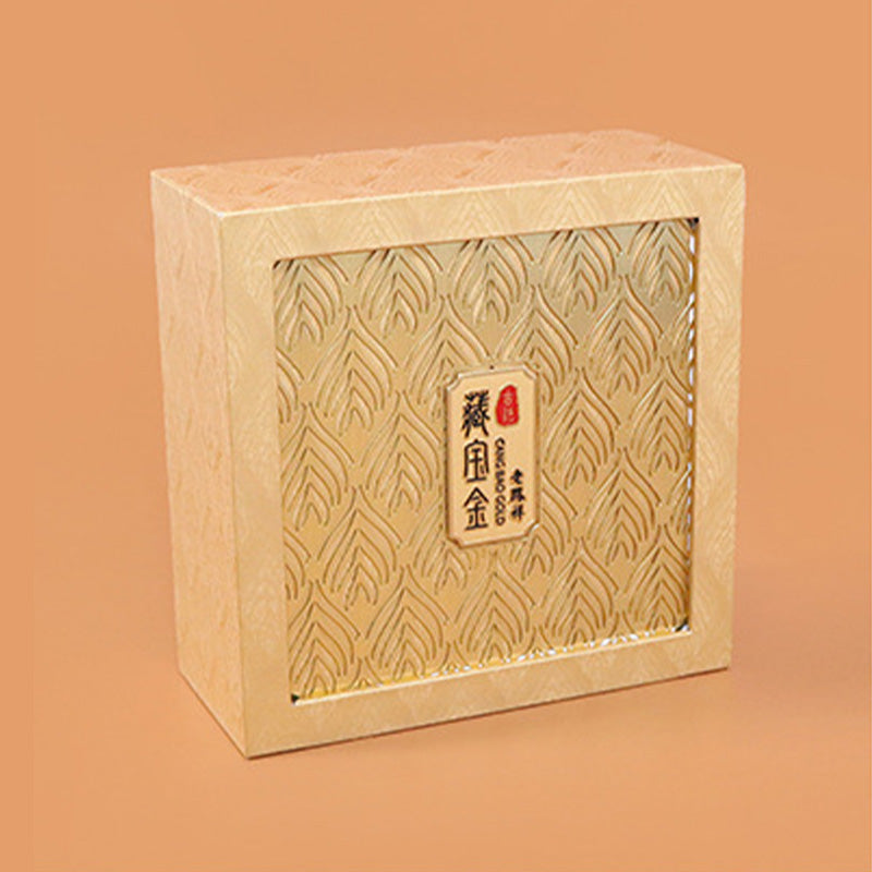 Retro Jewelry Storage Feather Pattern Box Gift Box