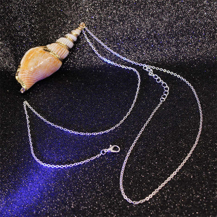 Natural Shankha Conch Shell Seashell Lucky Necklace Pendant