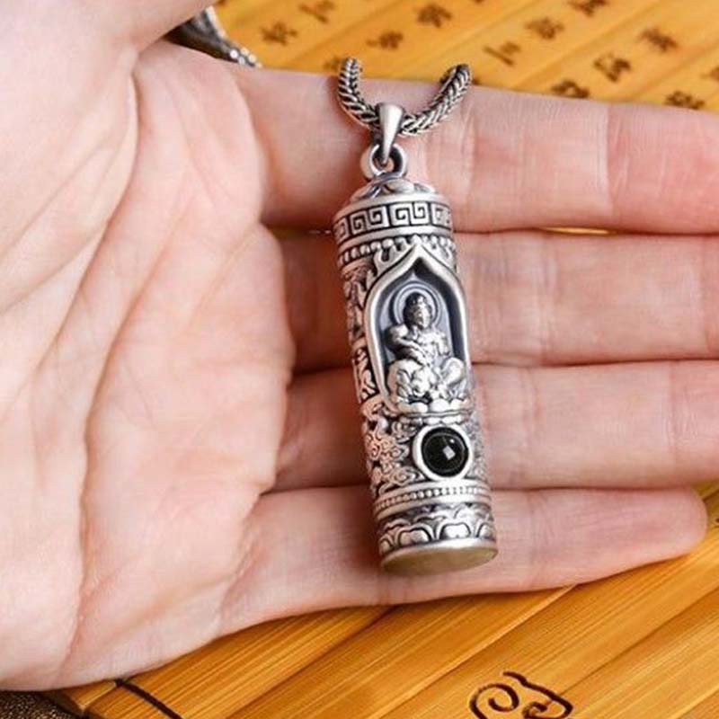 Chinese Zodiac Natal Buddha Projection Prosperity Necklace Pendant