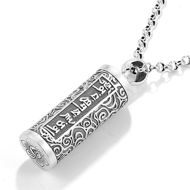 Buddha Stones Six True Words Protection Necklace Pendant