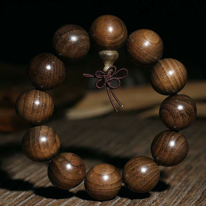 Buddha Stones Rare Phoebe Zhennan Wood Spirituality Blessing Bracelet