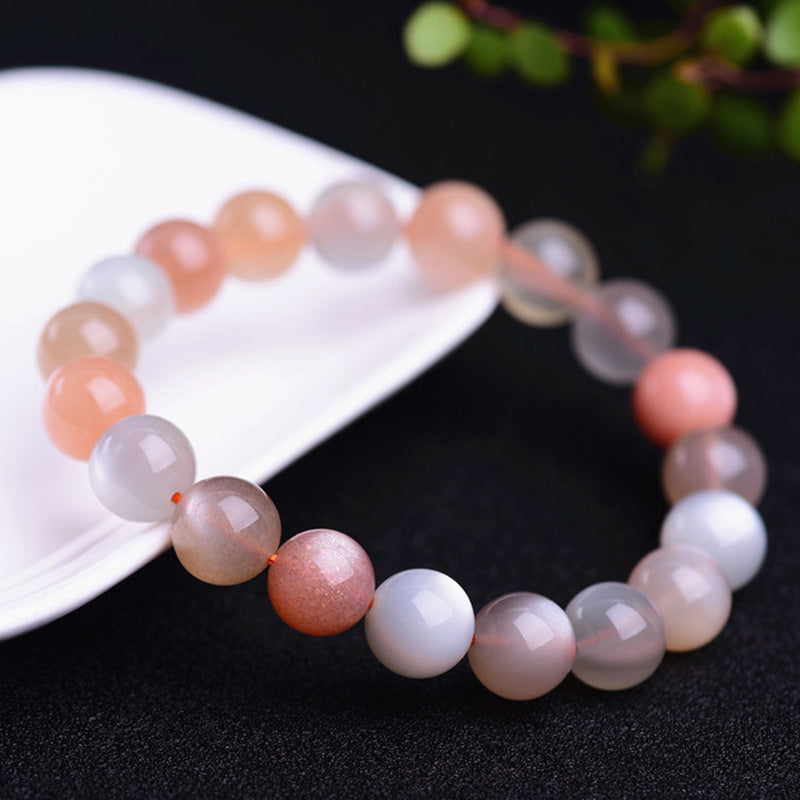 Natural Moonstone Wealth Positive Bracelet