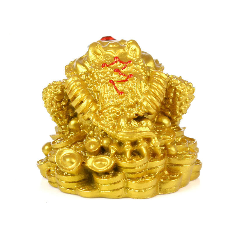 Buddha Stones FengShui Wealth Lucky Frog Decoration