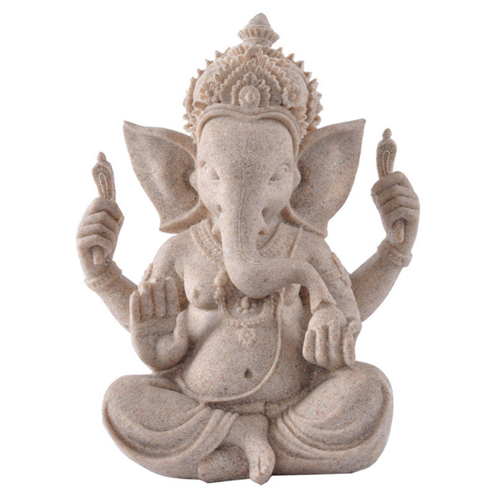 Ganesh Ganpati Elephant Statue Wealth Blessing Home Decoration