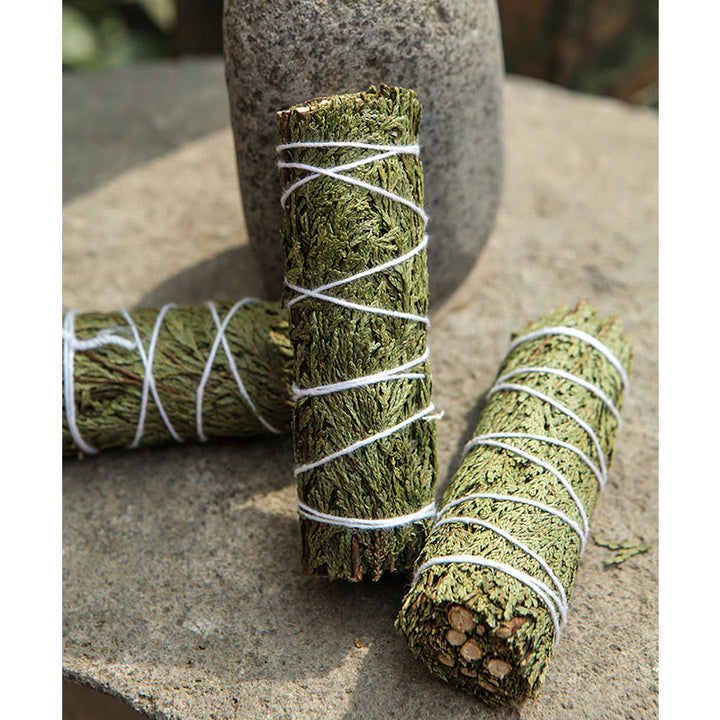 Cedar Smudge Stick for Home Cleansing Incense Meditation and Rituals Cedar Sticks Incense Wands