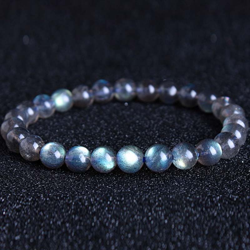 Buddha Stones Natural Moonstone Healing Beads Bracelet