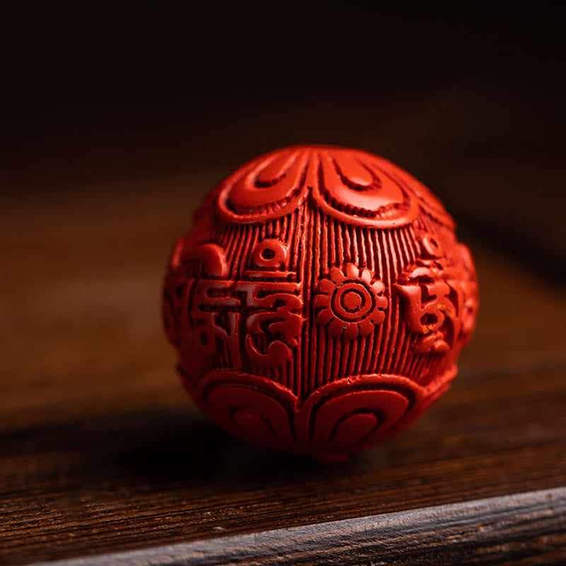 Buddha Stones Tibet Om Mani Padme Hum PiXiu Copper Coin Small Leaf Red Sandalwood Cinnabar Protection Key Chain