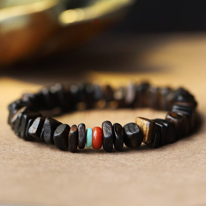 Agarwood Red Agate Balance Bracelet