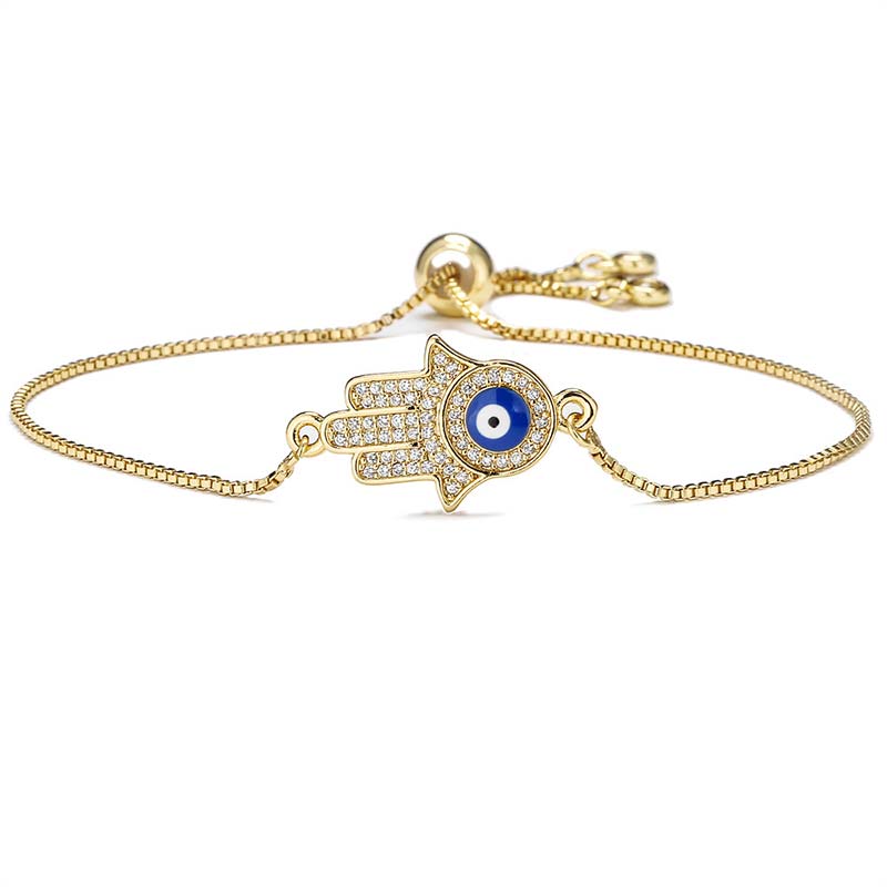 Buddha Stones Evil Eye Protection Courage Bracelet