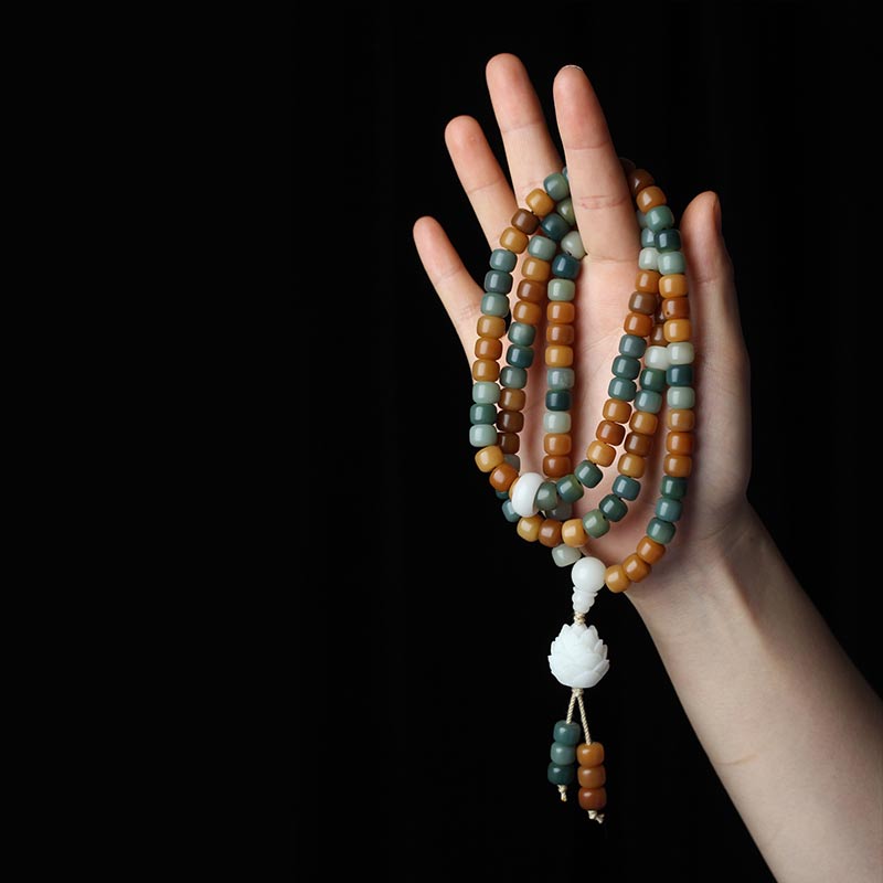 Bodhi Lotus Mala Harmony Necklace Bracelet