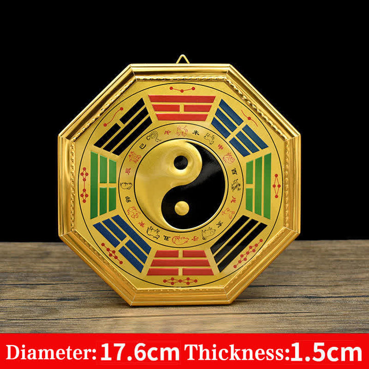 Feng Shui Bagua Map Five Emperor Coins Gourd Balance Energy Map