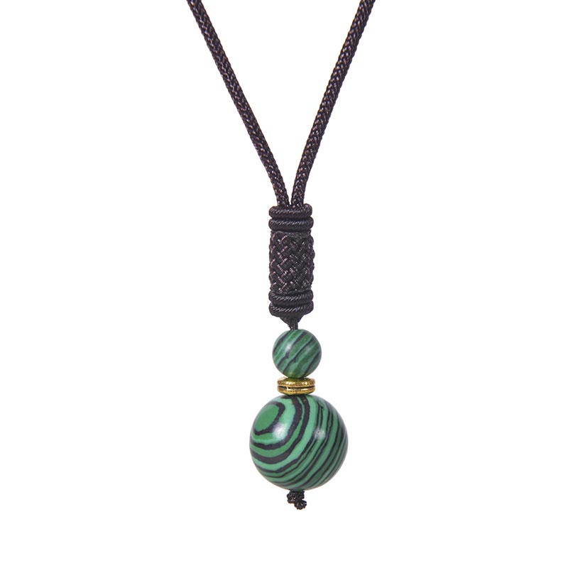 Buddha Stones Tibetan Jade Harmony Necklace