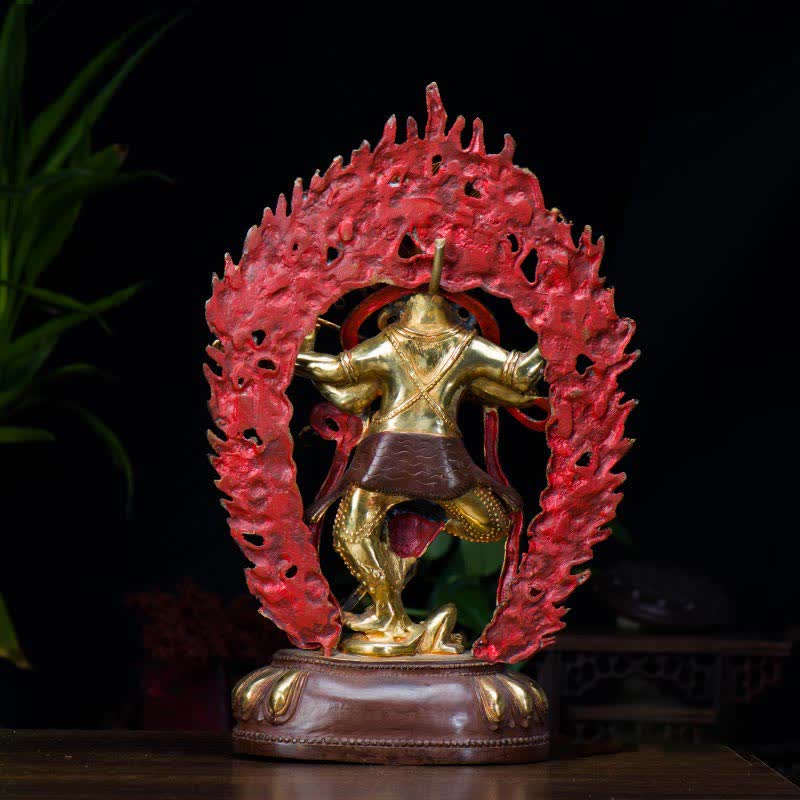 Kurukulla Buddha Figurine Serenity Copper Statue Home Decoration