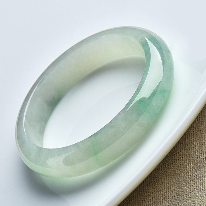 Natural Jade Luck Healing Prosperity Bangle Bracelet